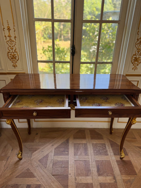 Louis XV console with gold leafing~