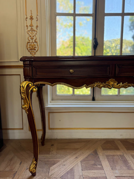 Louis XV console with gold leafing~