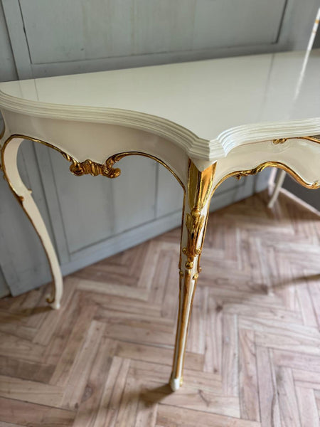 Louis XV sleek console with dramatic legs~