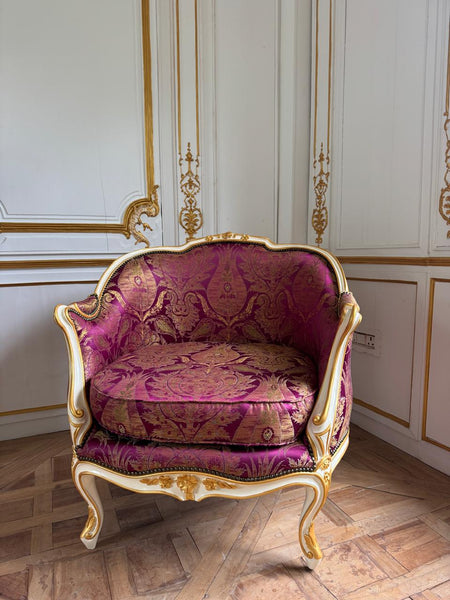Louis XV Bergère with dramatic curve~