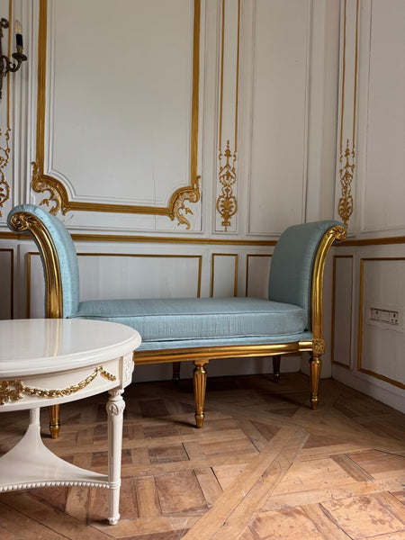 Louis XVI bench with sleek framework~