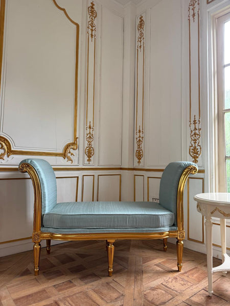 Louis XVI bench with sleek framework~