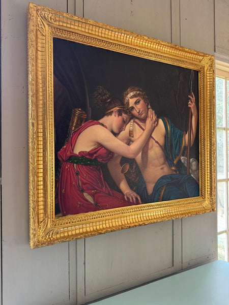 Frame inspired by neoclassical restrained ornamentation~