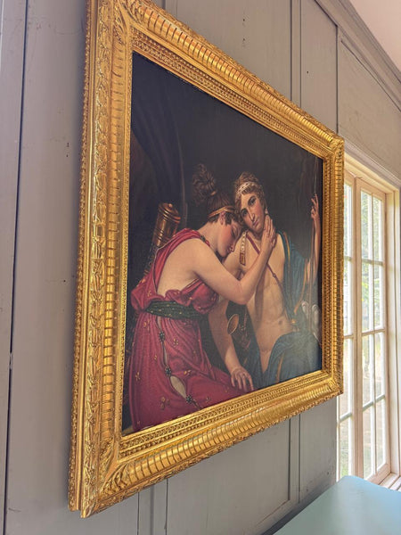 Frame inspired by neoclassical restrained ornamentation~