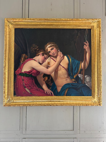 Frame inspired by neoclassical restrained ornamentation~