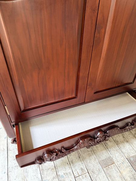 Louis XV armoire with custom shelving~
