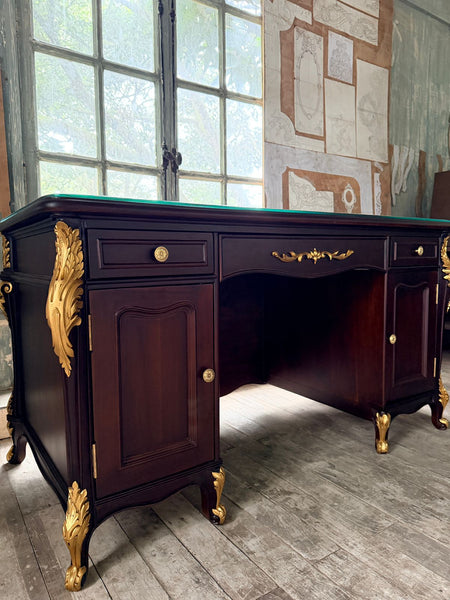 Louis XV desk in dark stain~