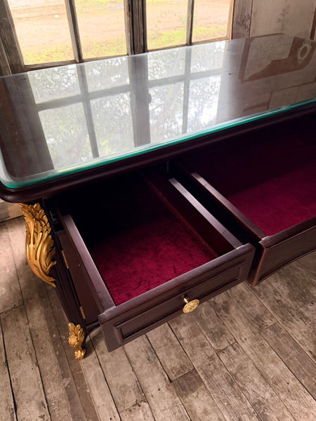 Louis XV desk in dark stain~