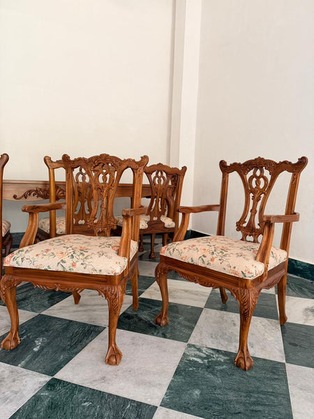 Louis XV transitional dining chairs~