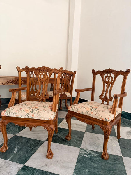Louis XV transitional dining chairs~