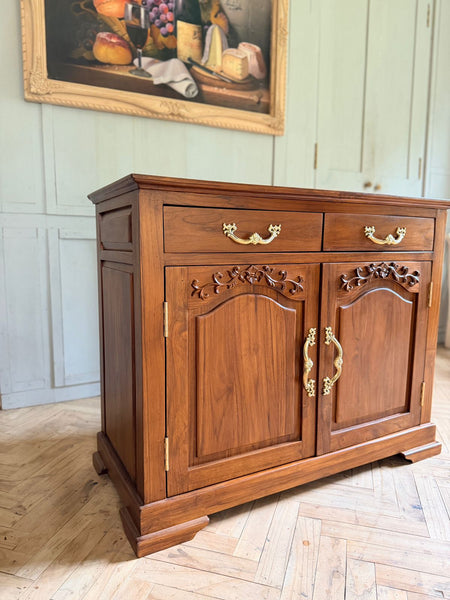 Classic Commode in warm walnut~