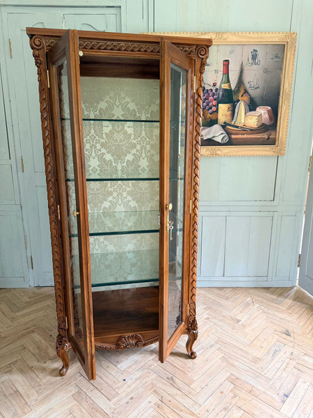 Louis XV Vitrine with bevelled glass~