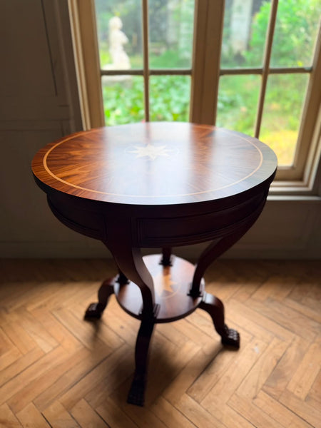 Petite center table with lion feet ~