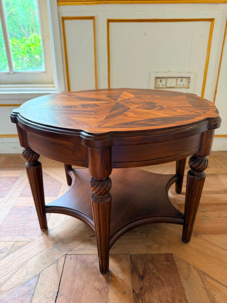 Centre Table with dramatic marquetry~