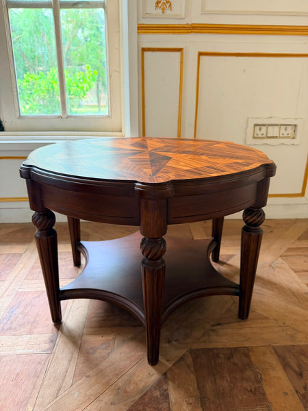 Centre Table with dramatic marquetry~
