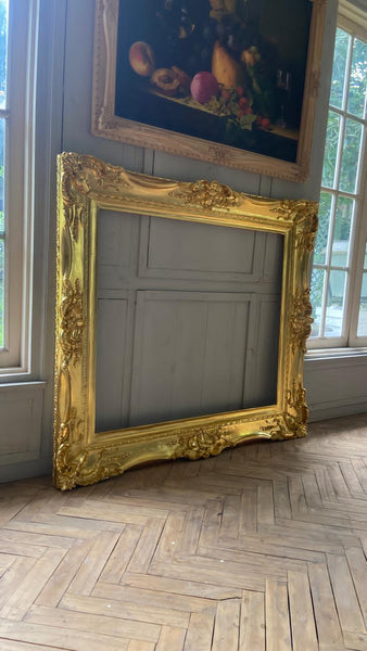 Classic Louis XV frame with foliage and elegant scrolls~