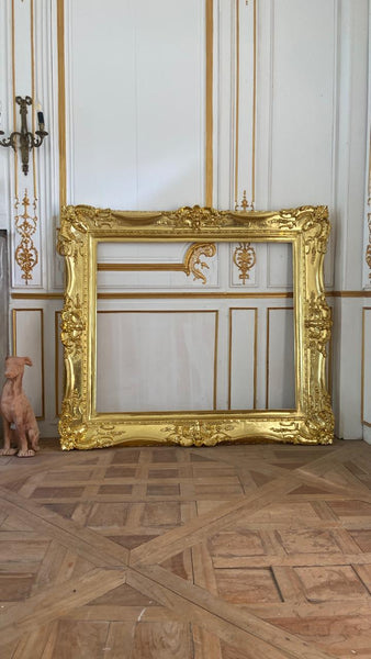 Classic Louis XV frame with foliage and elegant scrolls~