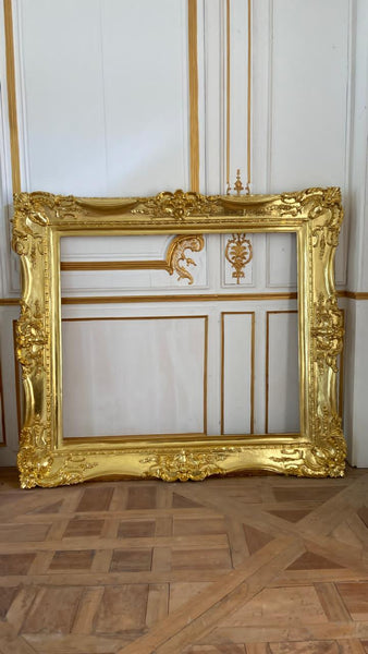 Classic Louis XV frame with foliage and elegant scrolls~