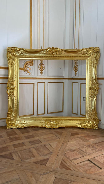 Classic Louis XV frame with foliage and elegant scrolls~