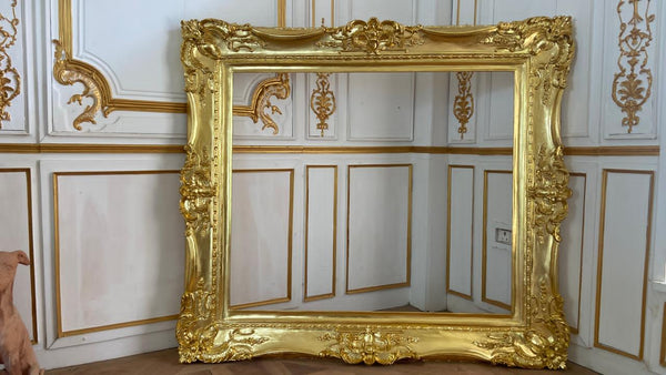 Classic Louis XV frame with foliage and elegant scrolls~