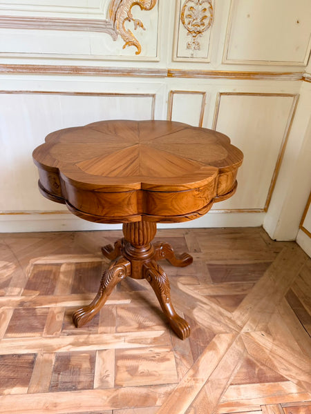 Scalloped petite table~