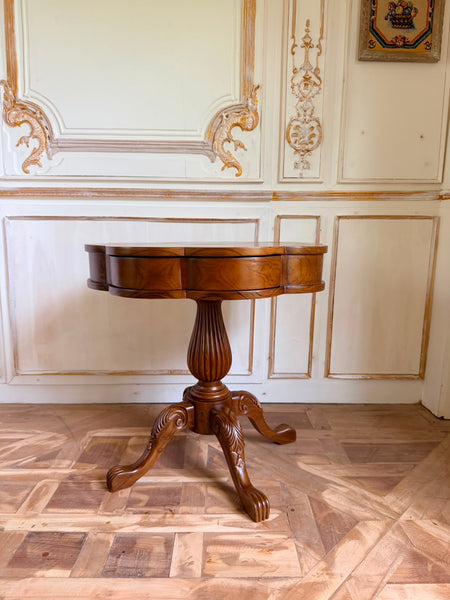 Scalloped petite table~