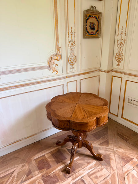 Scalloped petite table~