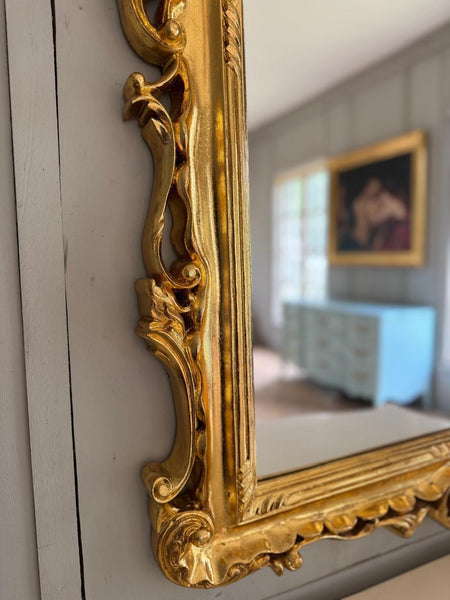 Elegant frame with foliage and scrolls~