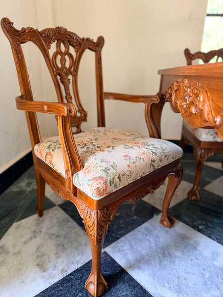 Louis XV transitional dining chairs~
