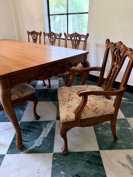 Louis XV transitional dining chairs~