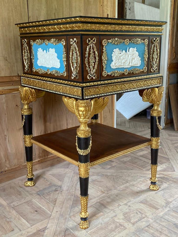Petite commode Inspired by a late Louis XVI Bois Citronnier~