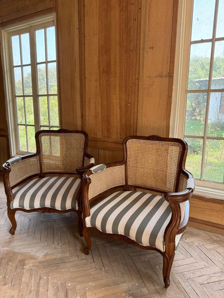 Louis XV Bergère with wicker~