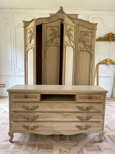 Louis XV style armoire in country style