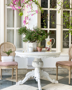 Louis XV inspired round dining table