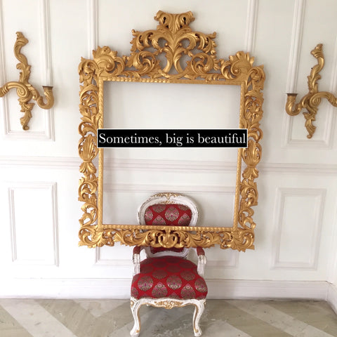 Frame inspired by Florentine Baroque era
