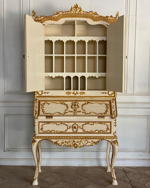 Secrétaire inspired by Northern Italian rococo / Armoire