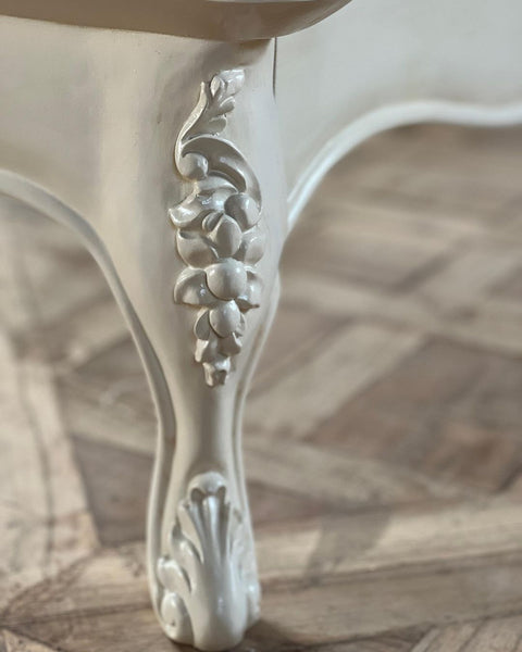 Louis XV bed with swirls