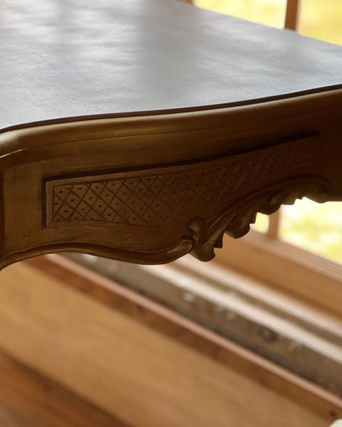 Console table inspired by the Louis XV rococo