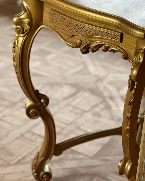 Console table inspired by the Louis XV rococo