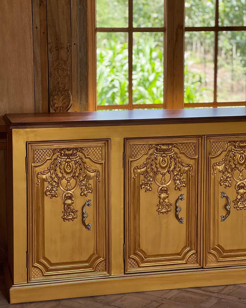 Louis XIV style country credenza