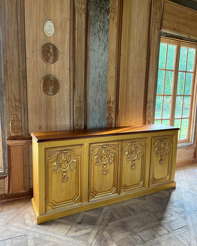Louis XIV style country credenza