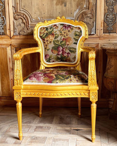 Louis XVI shield back armchair