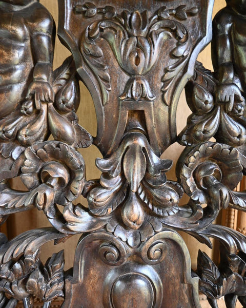 Renaissance revival style throne chair