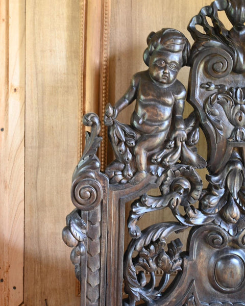 Renaissance revival style throne chair