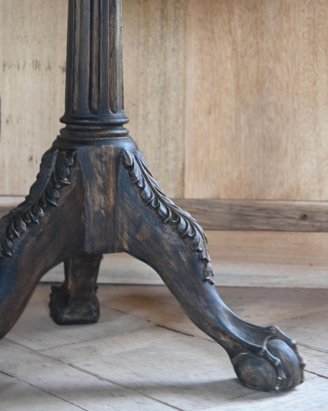 Regency-style wine table with gallery rails