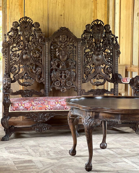Renaissance revival style sofa