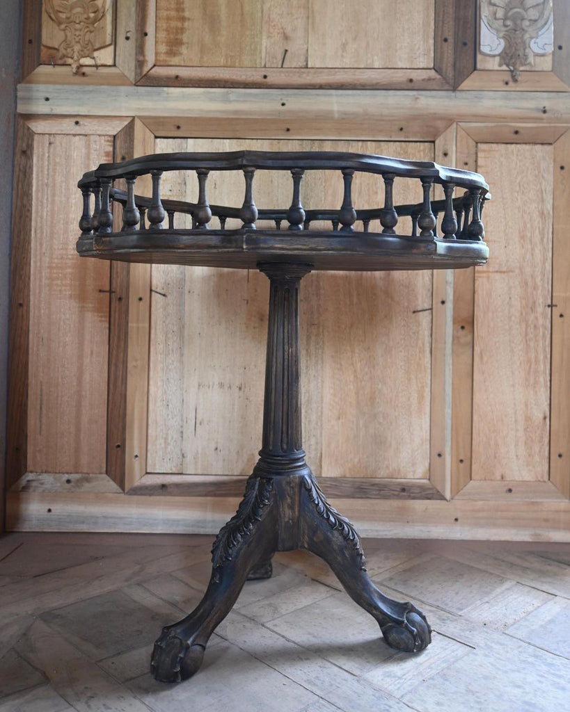 Regency-style wine table with gallery rails – Parrot & Lily Pvt Ltd