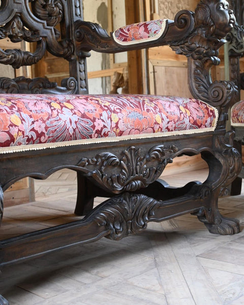 Renaissance revival style sofa