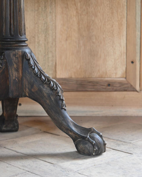 Regency-style wine table with gallery rails
