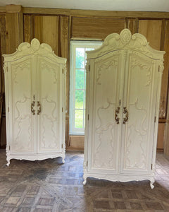 Rococo armoire with Apollo or Hera